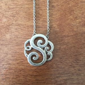 S Monogram Necklace